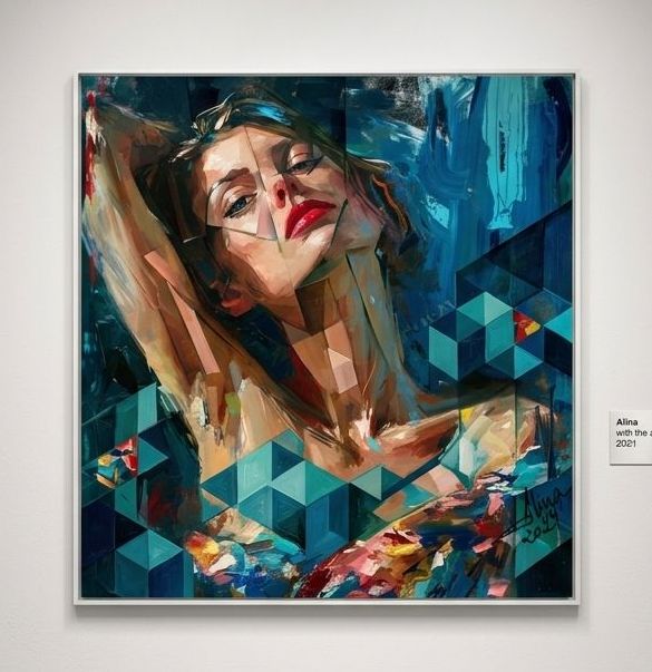 ArteDiAlina.com painting: With the arm up